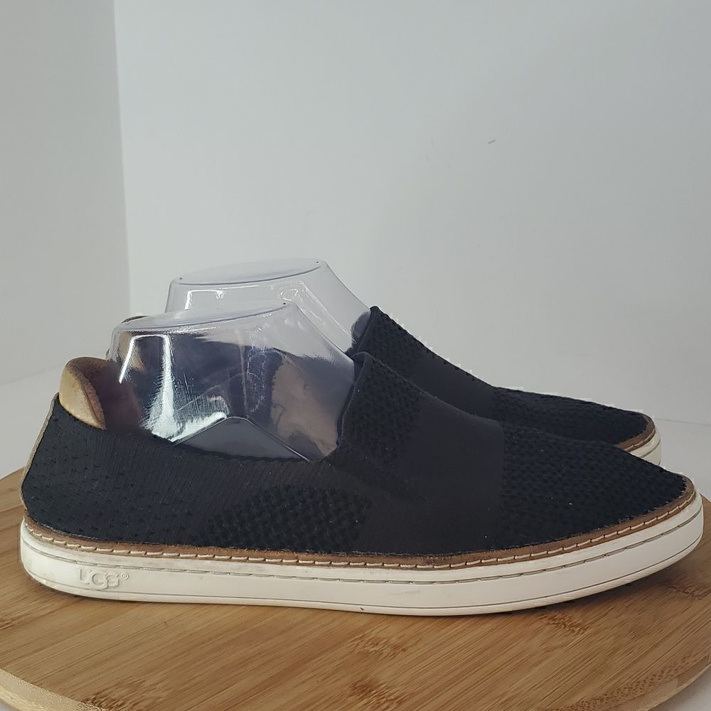 UGG Sammy Black Hyper-Weave Women's Slip on Sneakers Size 8